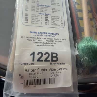 Mike Balter 122B Mallets for Vibes 2010 - Wood image 3