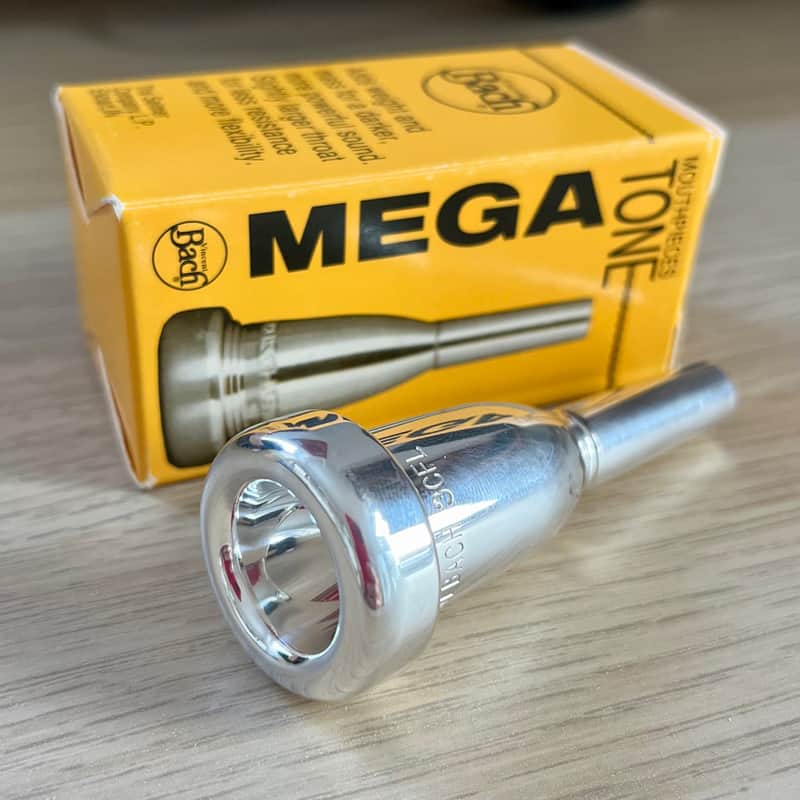 Bach K342 Mega Tone 3C Fluegelhorn Mouthpiece 2022 - Silver image 1