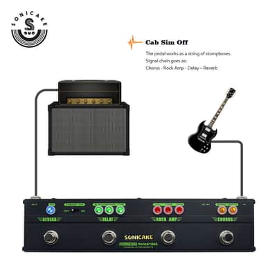 Sonicake RockStage Multi Effects Pedal Chorus Distortion Delay Reverb Free Shipment,price include the import duty for US buyer image 4