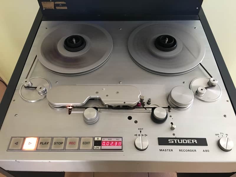 Studer MASTER RECORDER A80-VU II only 647 hours!!! mid 80's image 1