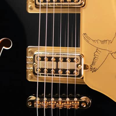 Gretsch Falcon Center Block LTD Electric Guitar with String-Thru Bigsby - Midnight Sapphire with Hardshell Case image 11