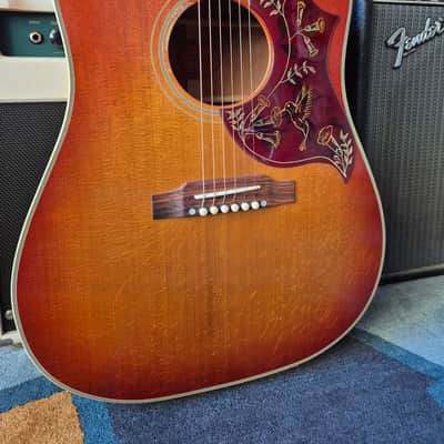 Gibson Custom 1960 Hummingbird Light Aged 2024 - Heritage Cherry Sunburst image 7