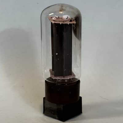 1962 RCA 5R4GYB Vintage Brown Base Black Plate Side D Getter Rectifier Tube!T470 image 3