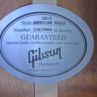 Gibson LG2 2013 American Eagle image 1