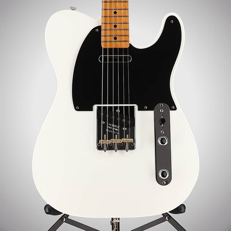 Fender Certified Pre-Owned American Vintage II 1951 Telecaster, Maple Fingerboard, Prototype White (L13) (49978) - Mint