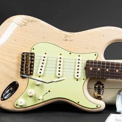 Fender Custom Shop 1956 Stratocaster Heavy Relic - Super Faded Aged Dirty White Blond image 1
