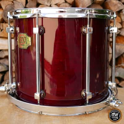 Immagine Premier SIGNIA Maple Tom Floor Tom 14" x 12" Cherry Wood UK Made - 5