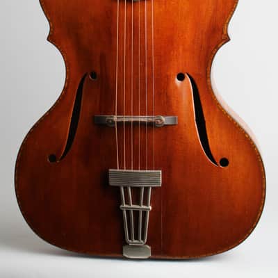 Wilkanowski Arch Top Acoustic Guitar (1937), gig bag case. image 3