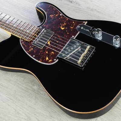 G&L USA ASAT Classic Bluesboy Electric Guitar Chechen Fingerboard Jet Black image 1