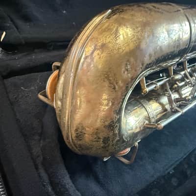Selmer brand Baritone saxophone with case, USA image 11