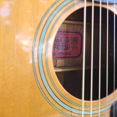 1970 Yamaha FG-150 Red Label, made in Japan by Nippon Gakki. with Hardcase image 24