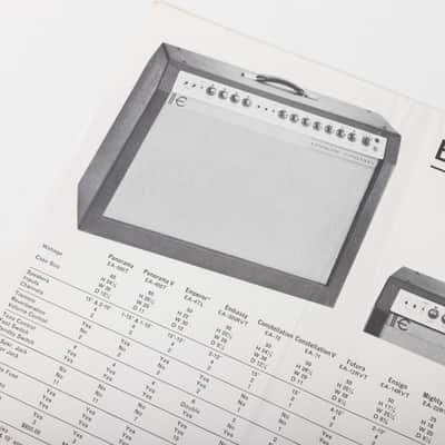 Epiphone Amplifiers Price List 1960s image 4