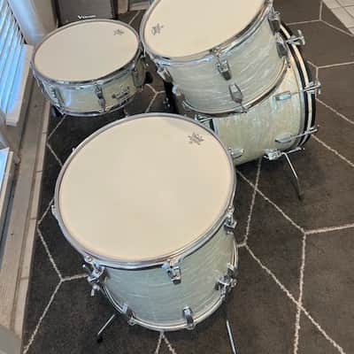 Ludwig 1965 Vintage 5 Pc. drum kit - Marine Pearl image 10