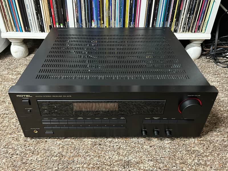 Rotel RX-975 AM/FM Stereo Receiver 100W/Ch Black No Remote 1990s TESTED ✅ image 1