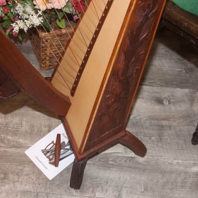 Roosebeck HWL26C Chelby Levers 26-String Woodland Harp w/Tuning Tool & Extra String Set image 4