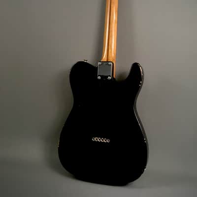 LEFTY! Custom Vintage Boutique NOS Relic Black Nitro Lacquer USA Luther Perkins Exotic Roasted Esquire Tele HSC 7.45 Lb image 4