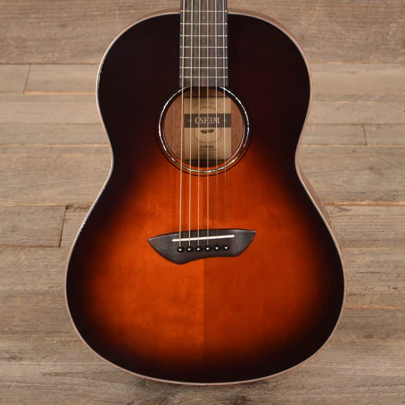 Yamaha CSF3M Parlor Acoustic/Electric Guitar Tobacco Sunburst MINT image 1
