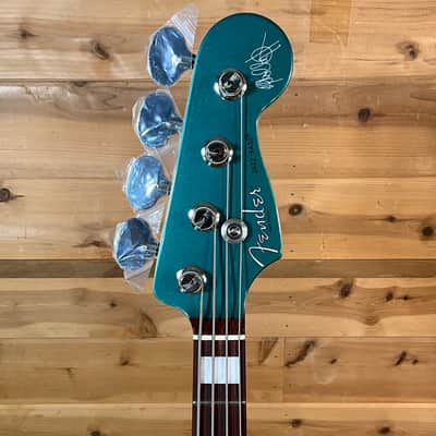 Fender Adam Clayton Jazz Bass - Sherwood Green Metallic image 3