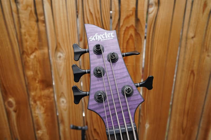 Schecter DIAMOND SERIES C-5 GT Satin Trans Purple Left Handed 5