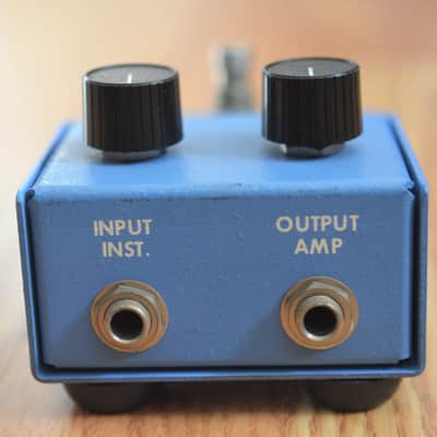 Tycobrahe Octavia Original Vintage Fuzz w/ Wooden Crate 1975 Blue image 7