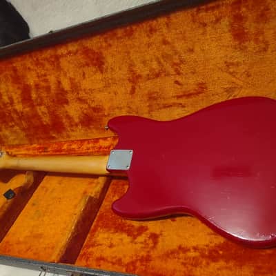 1966 Fender Mustang- Dakota Red- With Original Case & Tremolo Bar! Very Cool! image 12