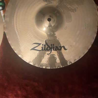 Zildjian 14" A Custom Mastersound Hi-Hat Cymbals (Pair) 1999 - Present - Brilliant image 2