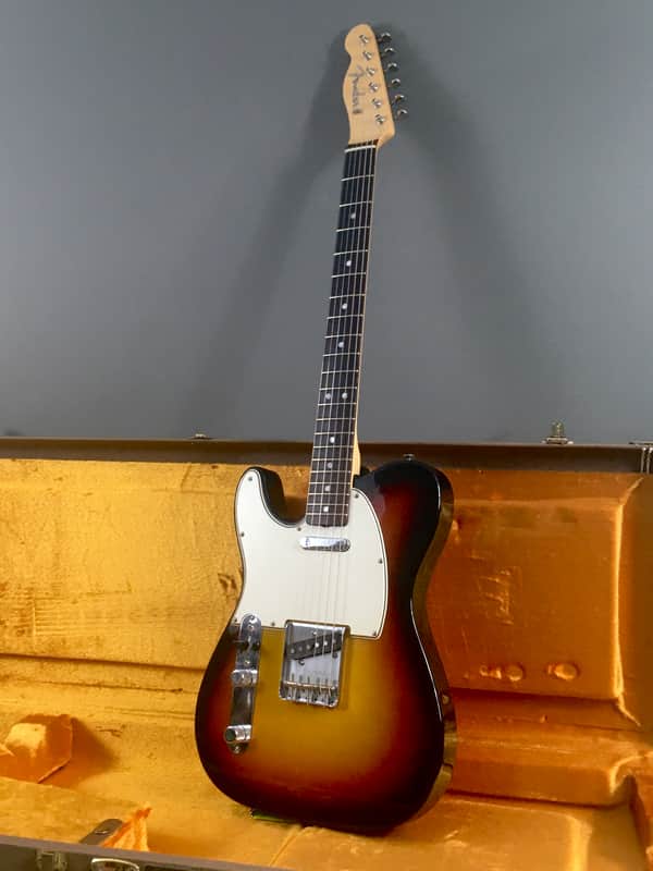 LEFTY! Fender American Vintage 64 Reissue 2012 NOS Relic Classic Sunburst Tele Nitro Made in USA 7.2 Lb G&G HSC Rare image 1