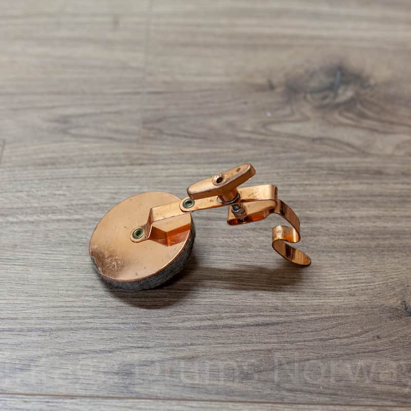 1980s Sonor SEZ8112 external clip-on muffler large Copper