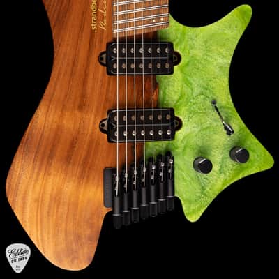 Strandberg Boden J Artisan 7 Koa - Natural Green Resin image 2