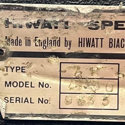 Vintage 1976 HiWatt 4x12" Speaker Cabinet with Custom Speaker Mix image 3