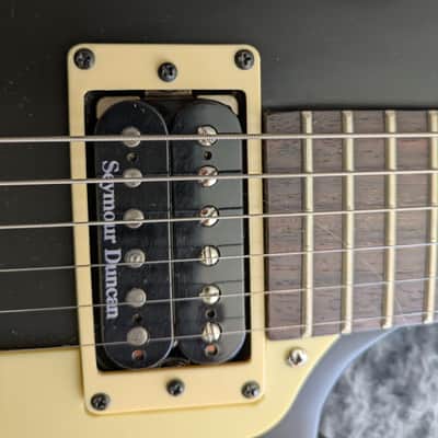 Les Paul Style - Goth w/ Seymour Duncan humbuckers & Epiphone Back Pack image 4