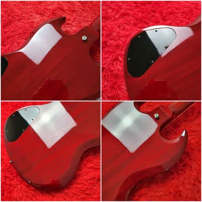 1998 Bacchus BSG-68V SG Standard - Vintage Series - Cherry  - All Original - Made In Japan MIJ image 13