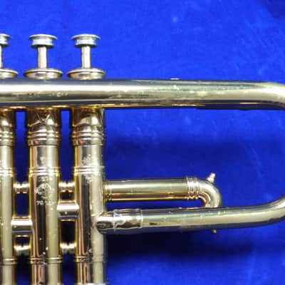 Selmer Paris Grand Prix model 20 Bb trumpet 1950 Lacquered Brass image 15