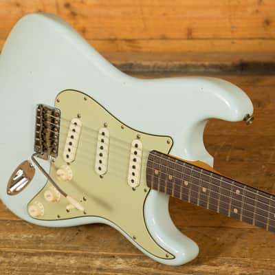 Fender Custom Shop Limited 60 Strat - Journeyman Relic Super Faded Aged Sonic Blue image 5