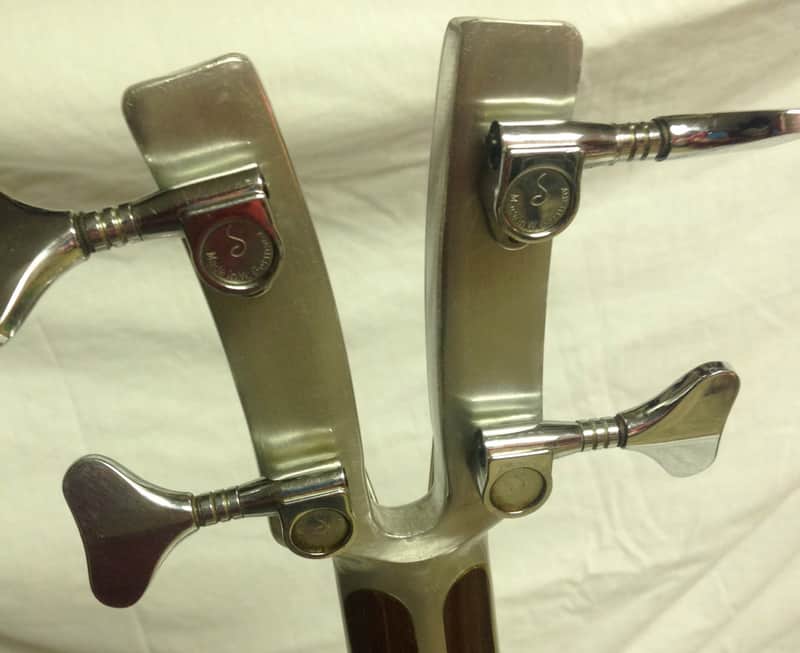 Piece Mill Carvin / Ed Roman Kramer / Metal Fork Headstock LEFTY Bass Guitar image 1
