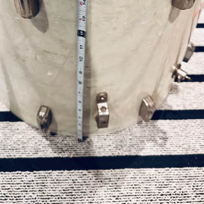 Slingerland Radio King 18x20 Be-Bop Combo Convertible Drum 1950-53 - White Marine Pearl image 7