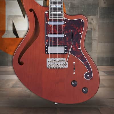 D'Angelico Deluxe Bedford SH - Matte Walnut (DADBEDSHMWLNTR) image 1