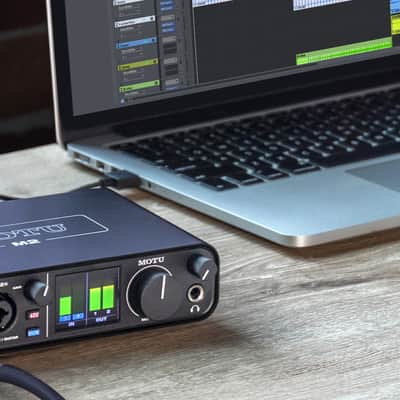 MOTU M2 USB-C Audio Interface 2019 - Present - Black image 5