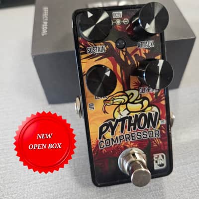 Caline G012 Python Compressor G Series Guitar Effect Pedal OPEN BOX Python 2023 - Black image 1