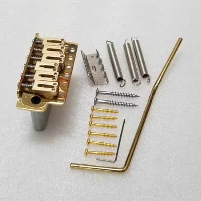 Warmtone Tremolo Series #1 M1 Strat Style Gold Vintage 6 Screws 10.5mm String Spacing image 2