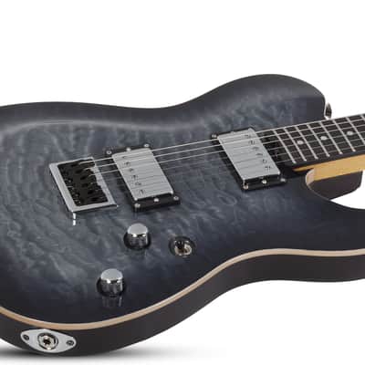 Schecter PT Classic Transparent Black Burst w/Case image 2
