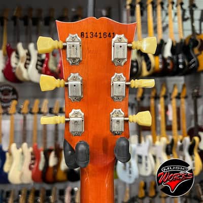 Gibson Les Paul Standard 1981 Cherry Refin + Flametone 59 Classic Paf Double White Bobbin Set image 5