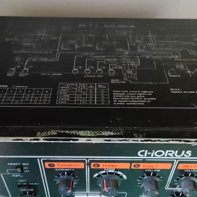 Roland SRE-555 Chorus Echo 1980 - 1984 - Black Serial No 950572 image 2
