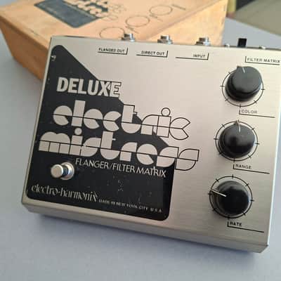 Electro-Harmonix Deluxe Electric Mistress Reissue with 24V Adapter 2000 Silver / Black image 2