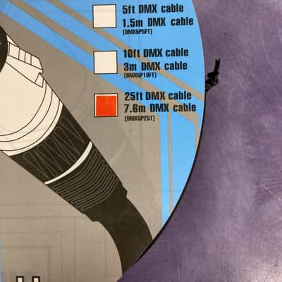 Chauvet DMX5P25FT 5-Pin 25' DMX Cable 2010s - Black image 3