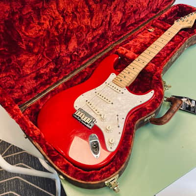 Fender 40th Anniversary American Standard Stratocaster with Maple Fretboard 1994 - Lipstick Red image 1