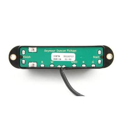 Seymour Duncan Hot Rails Bridge Strat Humbucker Electric Guitar Pickup | Black image 2