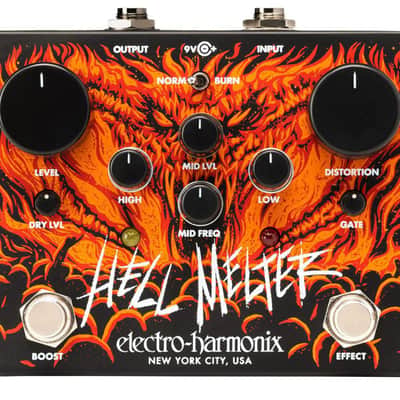 Electro-Harmonix Hell Melter Adavnced Metal Distortion Pedal - Open Box image 1