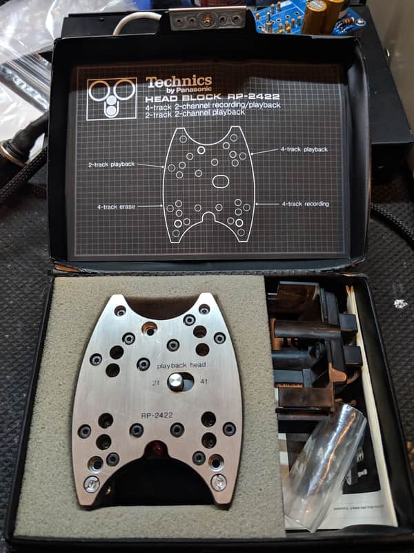Super Rare Like New Technics RP-2422 Headblock | Reverb