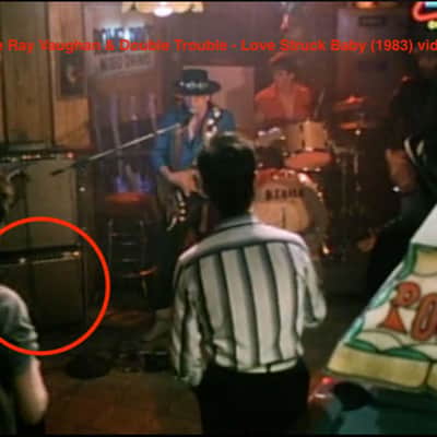 STEVIE RAY VAUGHAN's MAIN Recording and Live Amplifier - 1967 Fender Twin Reverb Electro Voice SRO image 12